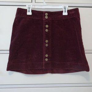 Abercrombie & Fitch Corduroy Skirt